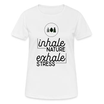 Umweltschutz - Frauen T-Shirt atmungsaktiv - Weiß - Vorne - AI Model Female 172 dark (172cm)