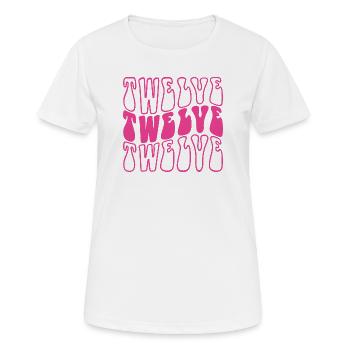 Twelve 12th Birthday For Girls 12 Years Old - Women's Breathable T-Shirt - white - Front - AI Model Female 172 dark (172cm)