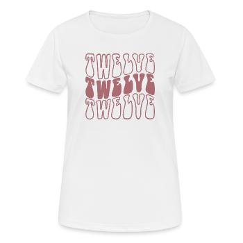 Twelve 12th Birthday Girls 12 Years Old - Women's Breathable T-Shirt - white - Front - AI Model Female 172 dark (172cm)