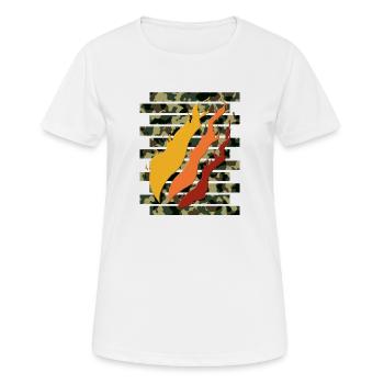 Fire Nation - Women's Breathable T-Shirt - white - Front - AI Model Female 172 dark (172cm)