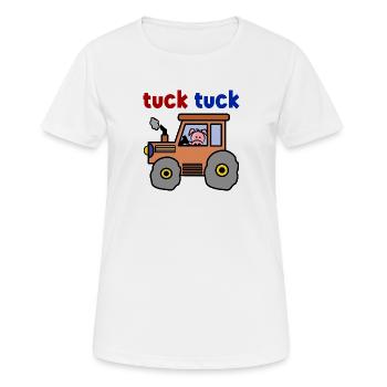 Tractor Farmer Field Agriculture Country Life - Women's Breathable T-Shirt - white - Front - AI Model Female 172 dark (172cm)