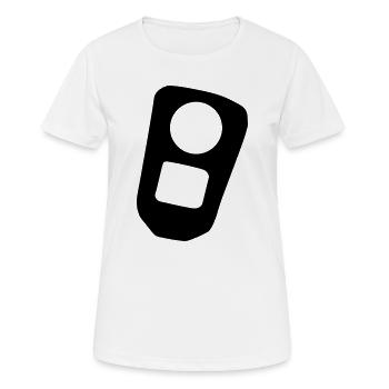 Dosenlasche Dosenöffner Lasche Dose - Frauen T-Shirt atmungsaktiv - Weiß - Vorne - AI Model Female 172 dark (172cm)