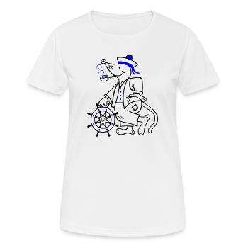Matrose, maritim - Frauen T-Shirt atmungsaktiv - Weiß - Vorne - AI Model Female 172 dark (172cm)