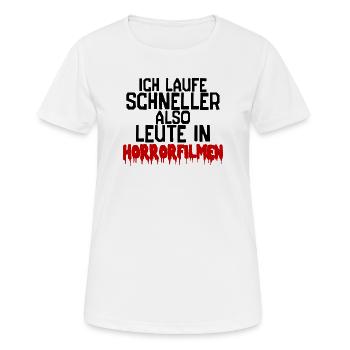 Fernsehabend Statement Movies Kino Nacht Filme - Frauen T-Shirt atmungsaktiv - Weiß - Vorne - AI Model Female 172 dark (172cm)