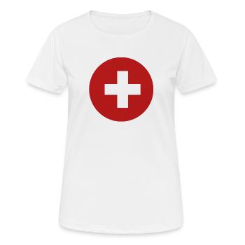Pharmazie Gesundheit Notarzt Praxis - Frauen T-Shirt atmungsaktiv - Weiß - Vorne - AI Model Female 172 dark (172cm)
