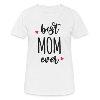 Beste Mutter aller Zeiten - Frauen T-Shirt atmungsaktiv - Weiß - Vorne - AI Model Female 172 dark (172cm)