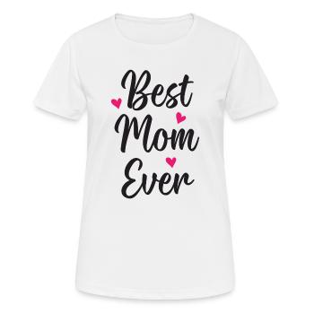 Beste Mutter aller Zeiten - Frauen T-Shirt atmungsaktiv - Weiß - Vorne - AI Model Female 172 dark (172cm)