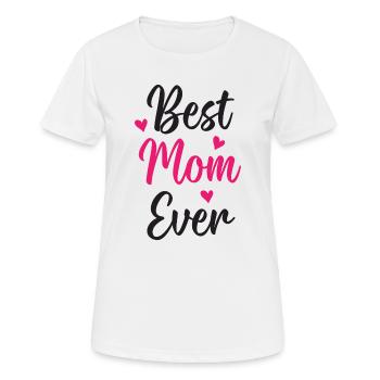 Beste Mutter aller Zeiten - Frauen T-Shirt atmungsaktiv - Weiß - Vorne - AI Model Female 172 dark (172cm)