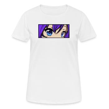 Zeichentrick Comic Mangastyle Anime Manga Japan - Frauen T-Shirt atmungsaktiv - Weiß - Vorne - AI Model Female 172 dark (172cm)