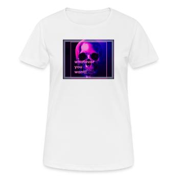 Neu neu neu - Frauen T-Shirt atmungsaktiv - Weiß - Vorne - AI Model Female 172 dark (172cm)