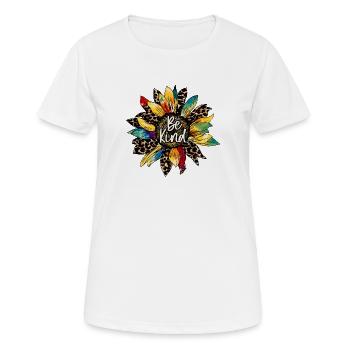 Bee Kind - Women's Breathable T-Shirt - white - Front - AI Model Female 172 dark (172cm)