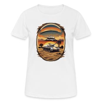Tank - T-shirt respirant Femme - blanc - Devant - AI Model Female 172 dark (172cm)