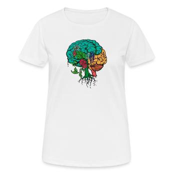 Baum Umwelt Erde Umweltschutz Umweltschützer - Frauen T-Shirt atmungsaktiv - Weiß - Vorne - AI Model Female 172 dark (172cm)
