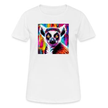 Lemur - Women's Breathable T-Shirt - white - Front - AI Model Female 172 dark (172cm)