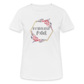 Österreich Innsbruck Mädchen Heimat Geschenk - Frauen T-Shirt atmungsaktiv - Weiß - Vorne - AI Model Female 172 dark (172cm)