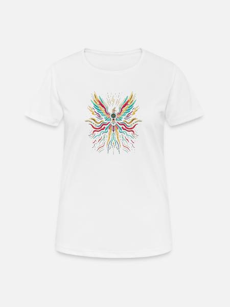 Phönix der Sturmenergie - Frauen T-Shirt atmungsaktiv - Weiß