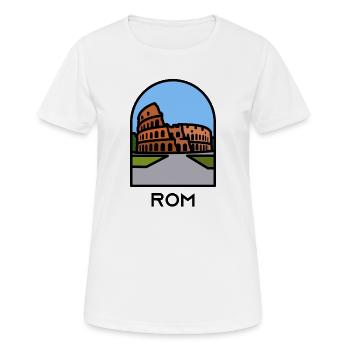 Rome - Colosseum - Women's Breathable T-Shirt - white - Front - AI Model Female 172 dark (172cm)