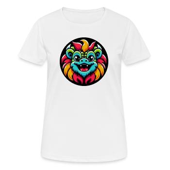 Dragon Colorful Comic - Women's Breathable T-Shirt - white - Front - AI Model Female 172 dark (172cm)