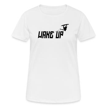 Kitesurfer Statement Stunt Wakeboard Surf - T-shirt respirant Femme - blanc - Devant - AI Model Female 172 dark (172cm)