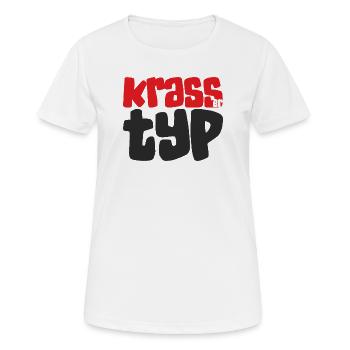 Krasser Typ - Frauen T-Shirt atmungsaktiv - Weiß - Vorne - AI Model Female 172 dark (172cm)