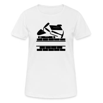 Freimaurer-Logo - Frauen T-Shirt atmungsaktiv - Weiß - Vorne - AI Model Female 172 dark (172cm)