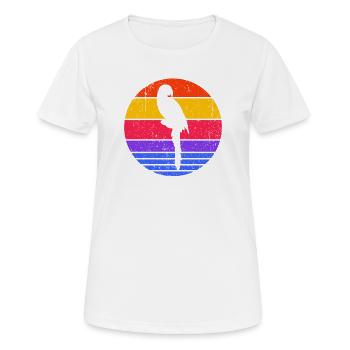 Bird Lover, Animal, Parrot, Pet, Animal Lover - Women's Breathable T-Shirt - white - Front - AI Model Female 172 dark (172cm)