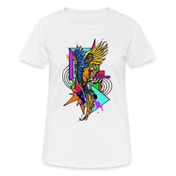 Bird Lover, Animal Bird, Animal Lover, Parrot - Women's Breathable T-Shirt - white - Front - AI Model Female 172 dark (172cm)
