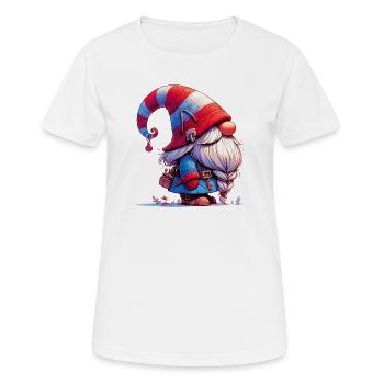 Elfe gobelin gnome - T-shirt respirant Femme - blanc - Devant - AI Model Female 172 dark (172cm)