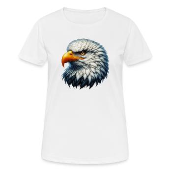 Eagle - Women's Breathable T-Shirt - white - Front - AI Model Female 172 dark (172cm)