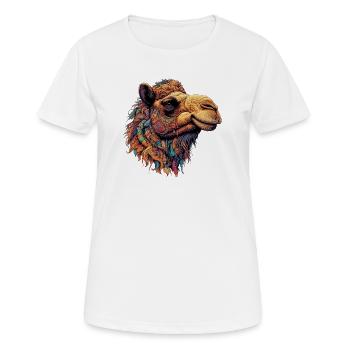 Camel - Women's Breathable T-Shirt - white - Front - AI Model Female 172 dark (172cm)