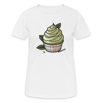 Crème glacée au matcha - T-shirt respirant Femme - blanc - Devant - AI Model Female 172 dark (172cm)