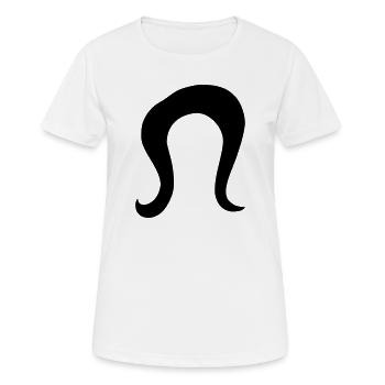Frisur - Frauen T-Shirt atmungsaktiv - Weiß - Vorne - AI Model Female 172 dark (172cm)