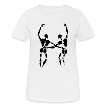Amis - T-shirt respirant Femme - blanc - Devant - AI Model Female 172 dark (172cm)