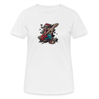 Rock - Rock and Roll - Women's Breathable T-Shirt - white - Front - AI Model Female 172 dark (172cm)