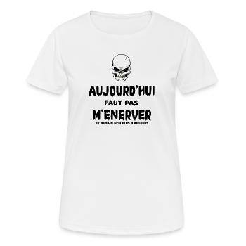 Today, don't get upset - Women's Breathable T-Shirt - white - Front - AI Model Female 172 dark (172cm)