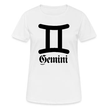 Gemini twins - Women's Breathable T-Shirt - white - Front - AI Model Female 172 dark (172cm)