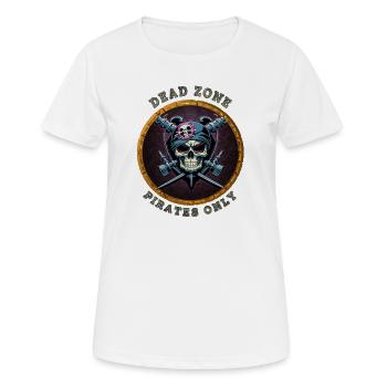 Dead Zone v5 - Frauen T-Shirt atmungsaktiv - Weiß - Vorne - AI Model Female 172 dark (172cm)