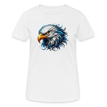Eagle - Women's Breathable T-Shirt - white - Front - AI Model Female 172 dark (172cm)