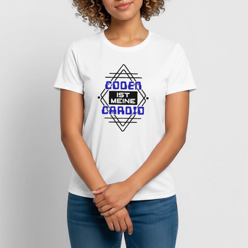 Softwareentwickler Developer Cooler Spruch Coden Frauen T-Shirt atmungsaktiv