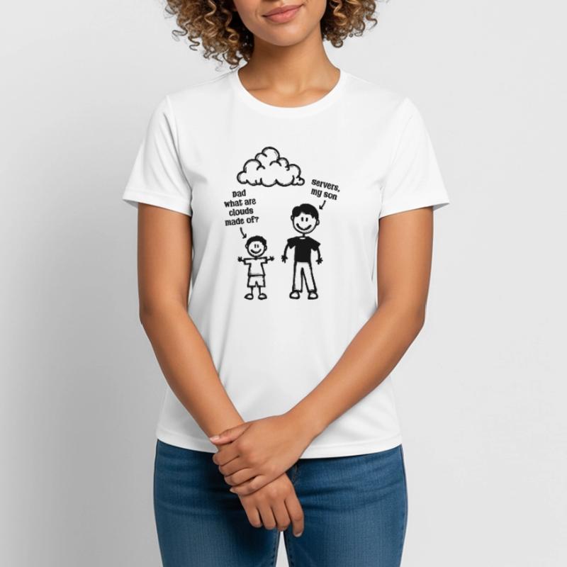 Correction des bugs de la déclaration de skripting Bugs des développeurs T-shirt respirant Femme
