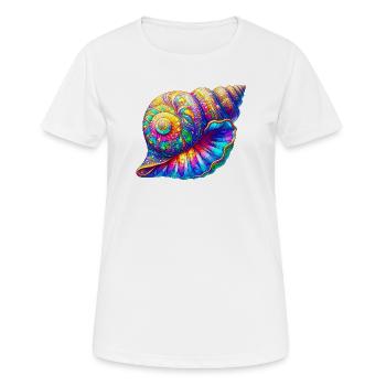 Shell - Women's Breathable T-Shirt - white - Front - AI Model Female 172 dark (172cm)