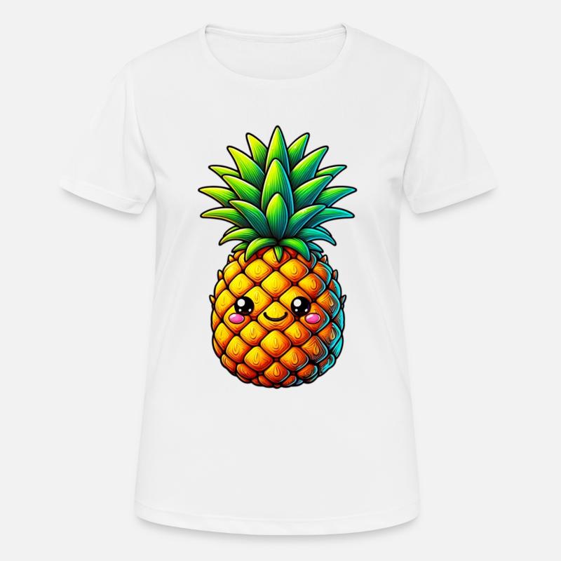 Pineapple - Women's Breathable T-Shirt - white