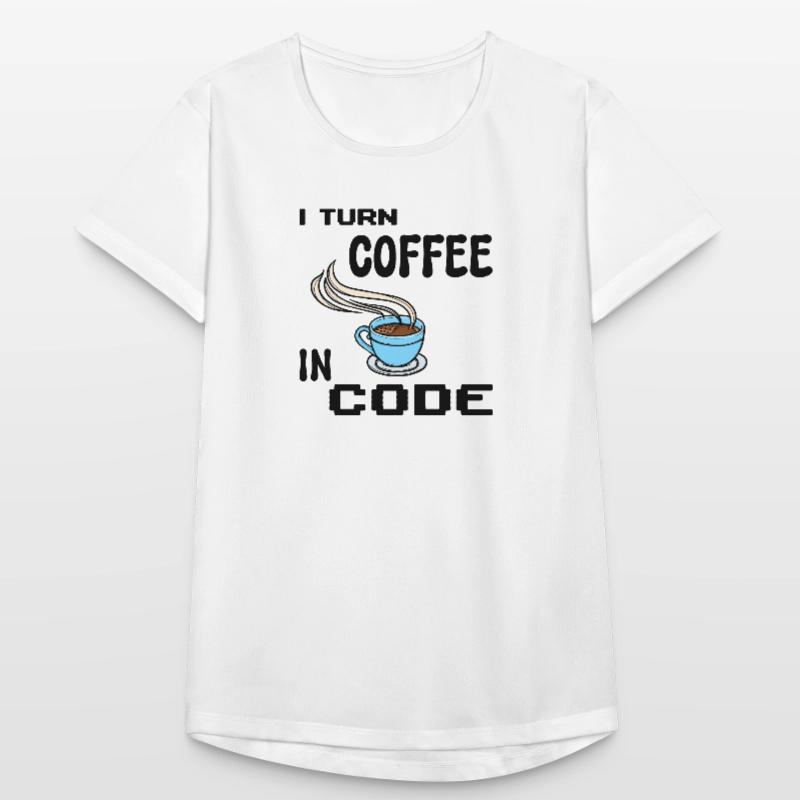 Programmeur de code Scripting Statement Développeur T-shirt respirant Femme