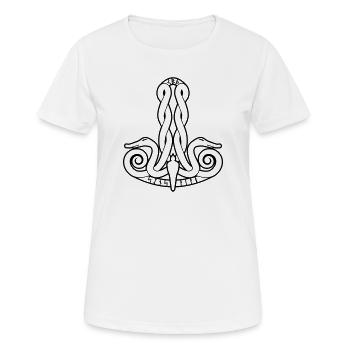 Thors hammer - T-shirt respirant Femme - blanc - Devant - AI Model Female 172 dark (172cm)