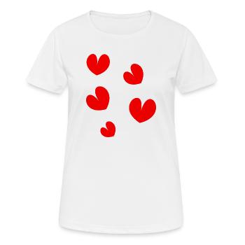 MOTHER'S DAY. HAPPY MOTHER'S DAY. MOM - Women's Breathable T-Shirt - white - Front - AI Model Female 172 dark (172cm)