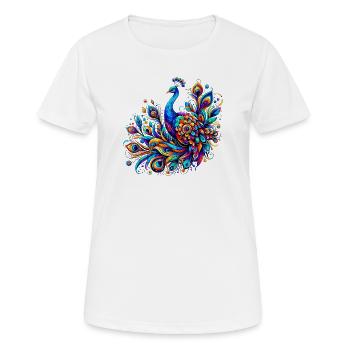 Paon - T-shirt respirant Femme - blanc - Devant - AI Model Female 172 dark (172cm)