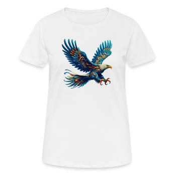Eagle - Women's Breathable T-Shirt - white - Front - AI Model Female 172 dark (172cm)