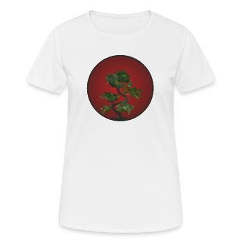 Bonsai - Frauen T-Shirt atmungsaktiv - Weiß - Vorne - AI Model Female 172 dark (172cm)