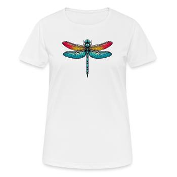 Libellule - T-shirt respirant Femme - blanc - Devant - AI Model Female 172 dark (172cm)