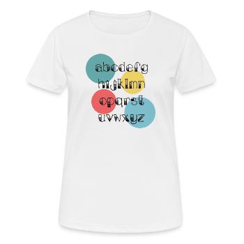 GELIEBTE. VIELEN DANK. DANKE HERRIN. GELIEBTE - Frauen T-Shirt atmungsaktiv - Weiß - Vorne - AI Model Female 172 dark (172cm)